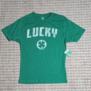 Lucky Shirt St. Patrick's Day Small 34 - 36 Short Sleeve T Shirt Green Top